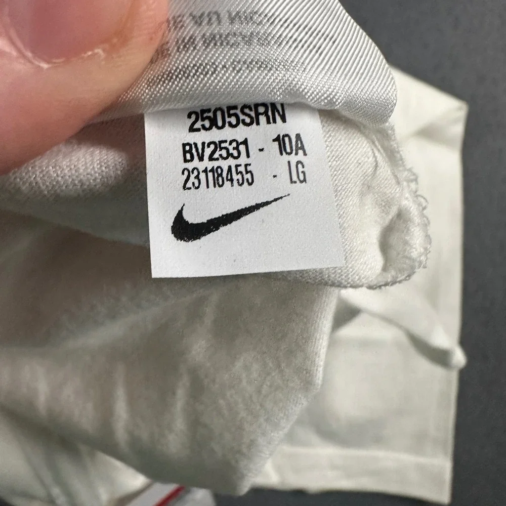 Nike Sportswear Tee Kids L White‎ Graphic Tee Boxy Futura Just Do It Cartoon